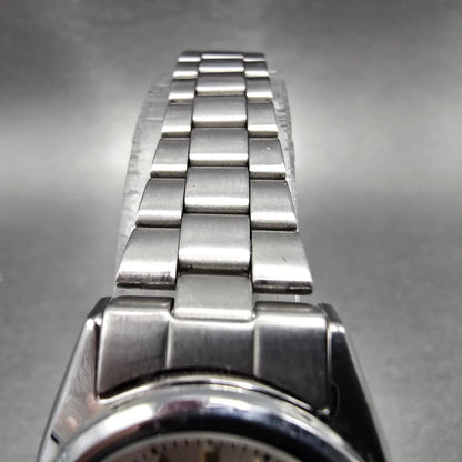 Seiko 5 Automatic Watch Women 24mm Silver Dial Silver Tone 4206-0500 New Battery4