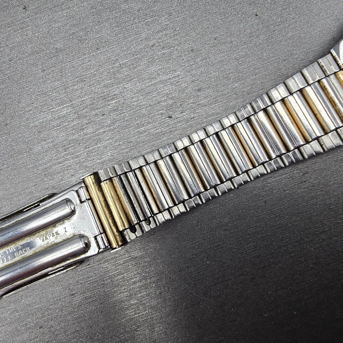 Seiko Watch Men 33mm White Dial Two Tone Daydate SQ 7132A VTG PARTS14
