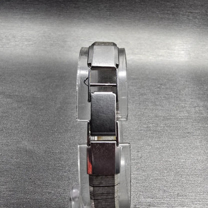 Seiko Tank Watch Women 12mm Silver Dial Silver Tone Rectangle 2E20-5029 New Batt7