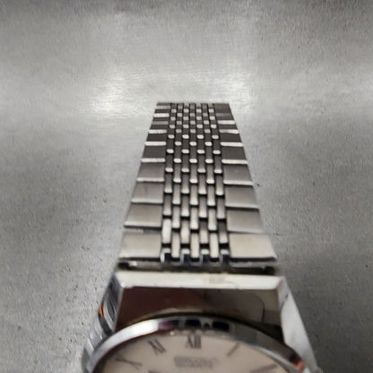 Seiko Type 2 Watch Men 35mm White Dial Steel Daydate Round 71238100 PARTS5