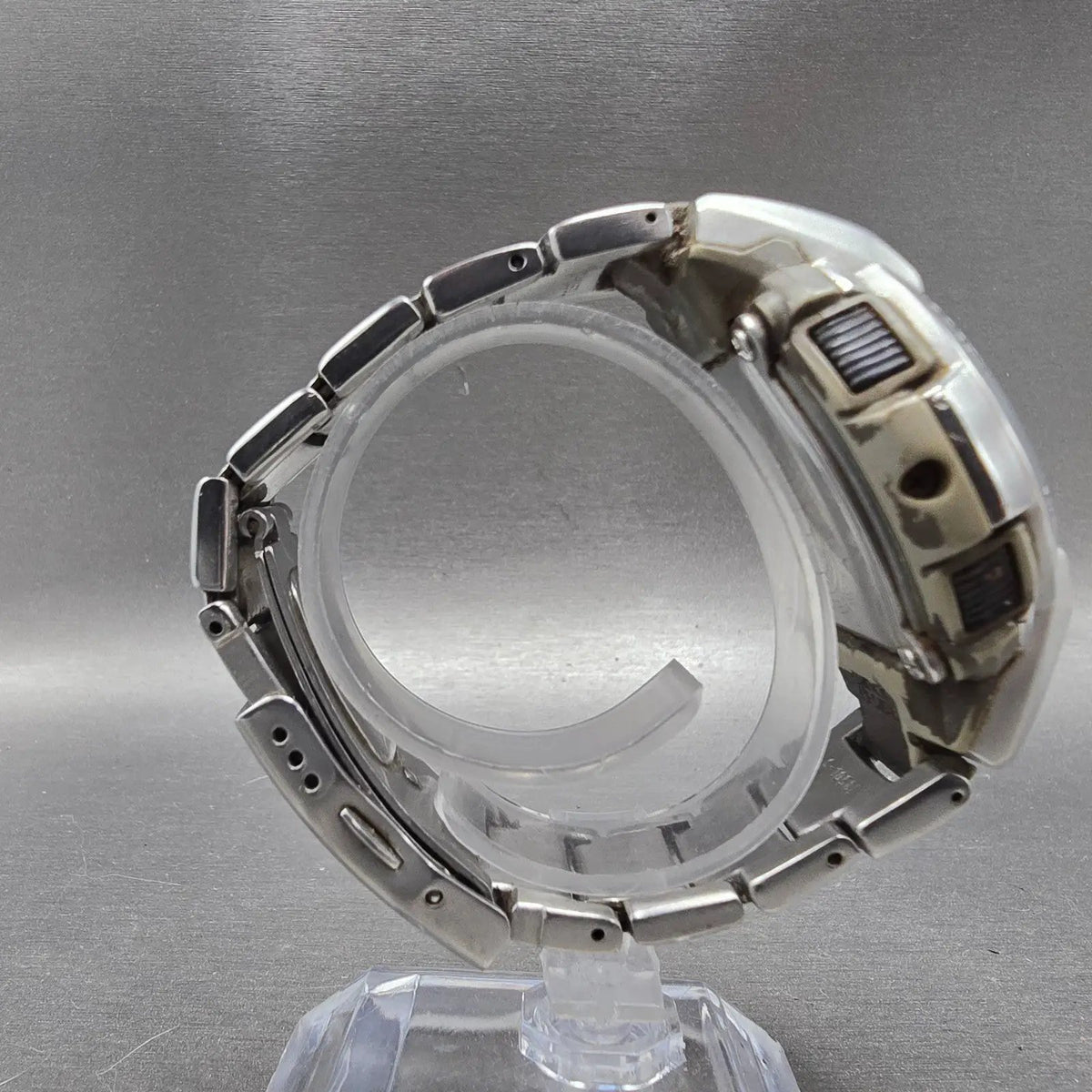 Casio G-Shock GW-600DJ Watch Men 45mm Gray Silver Solar Alarm Chronograph Runs9