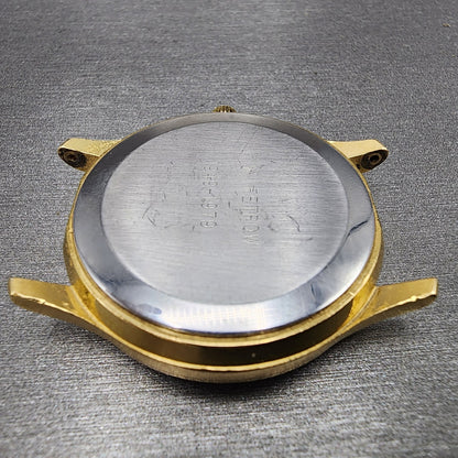 Omega Constellation Watch Men 36mm Champagne Dial Gold Plated Date Cal 1342 Runs11