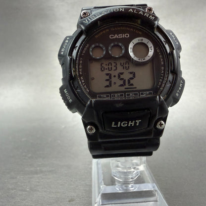 Casio W-735H Watch Men 45mm Digital Black Vibration Alarm Chrono New Battery LKG5
