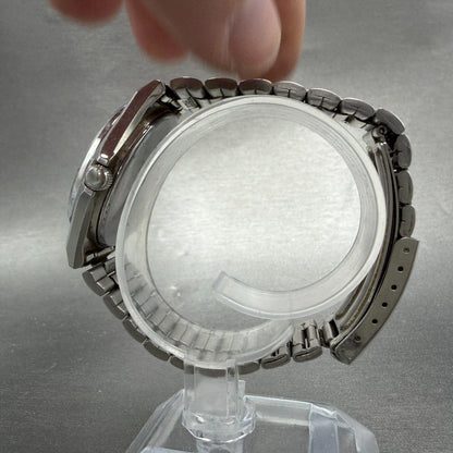 Seiko Spirit Watch Men 35mm Silver Dial Silver Tone Daydate 7N43-7180 NewBattery7