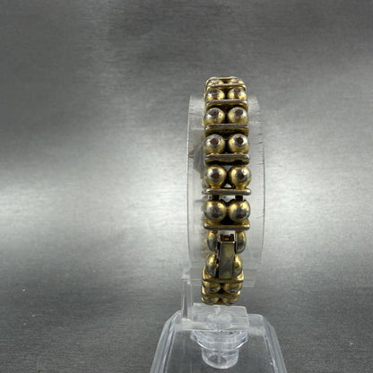Seiko Watch Women 15mm Champagne Dial Gold Tone Round 1E20-0449 New Battery6