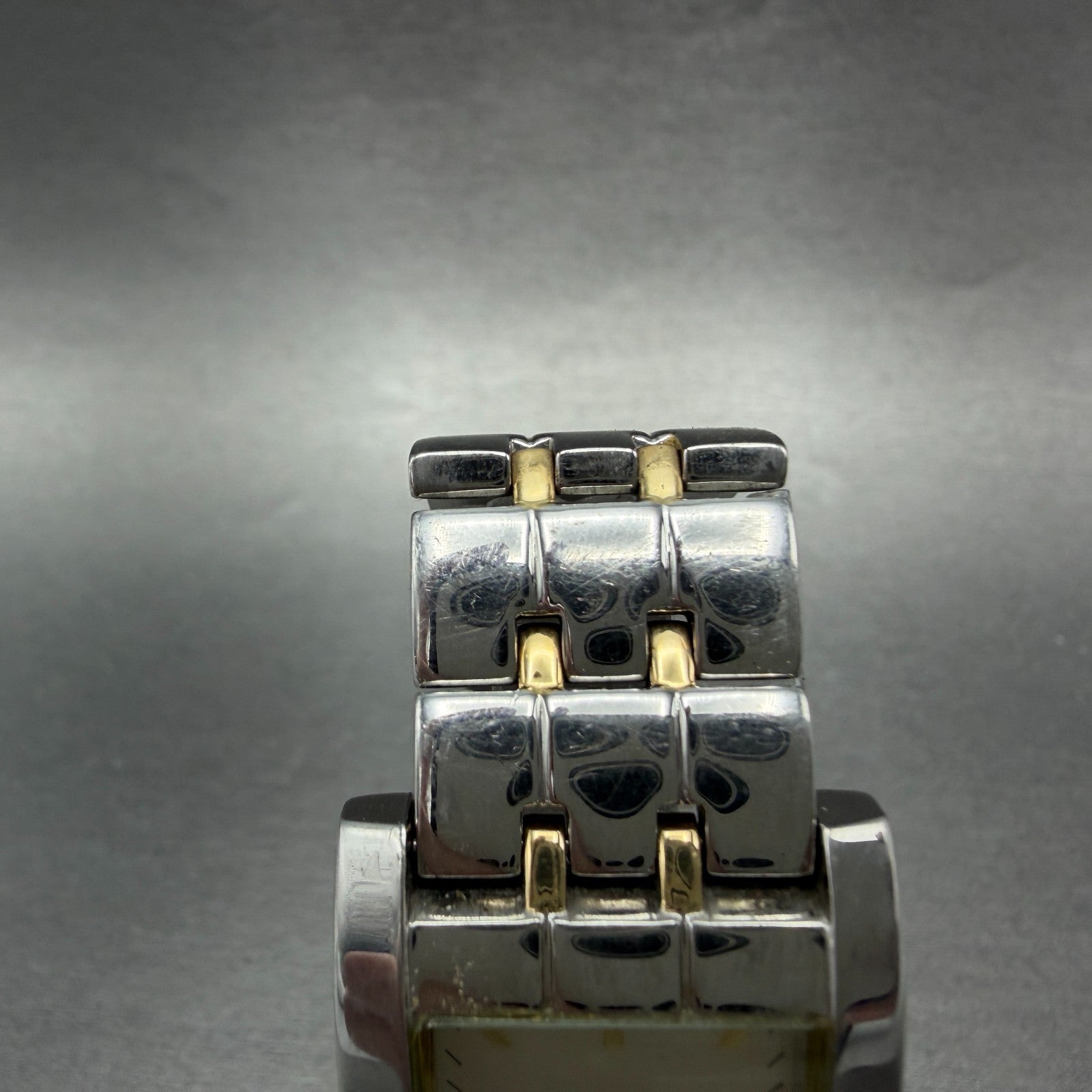 Fossil Arkitekt Tank Watch Women 25mm White Dial Steel Rectangle FS-2841 NewBatt4