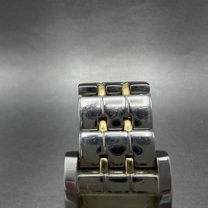 Fossil Arkitekt Tank Watch Women 25mm White Dial Steel Rectangle FS-2841 NewBatt4