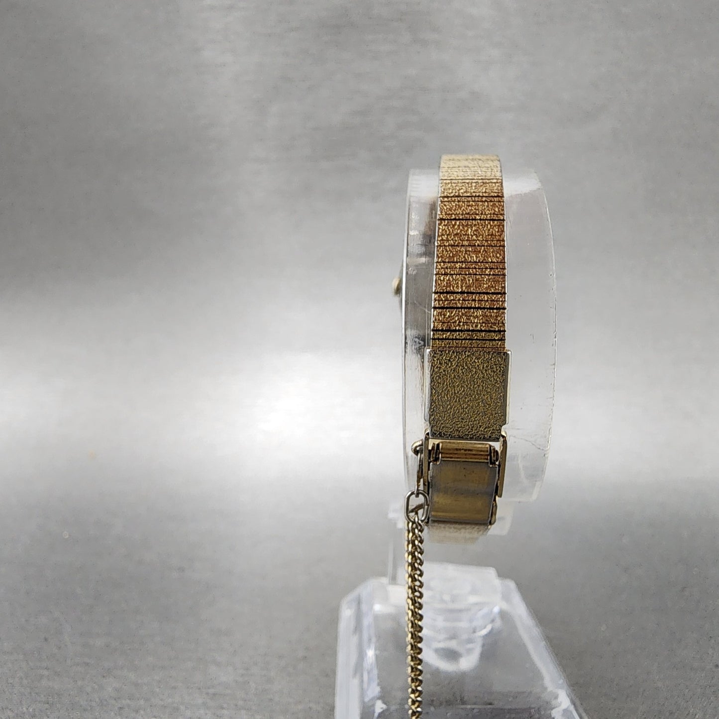 Seiko Watch Women 19mm Cream Dial Gold Tone Rectangle 14008050 New Battery7