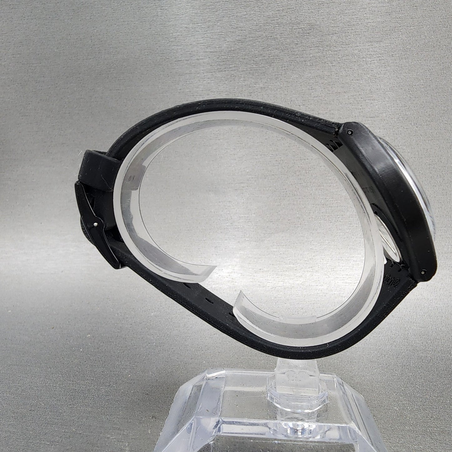 Swatch Midnight Magi Watch Women 34mm Black Dial Black Tone Round New Battery8