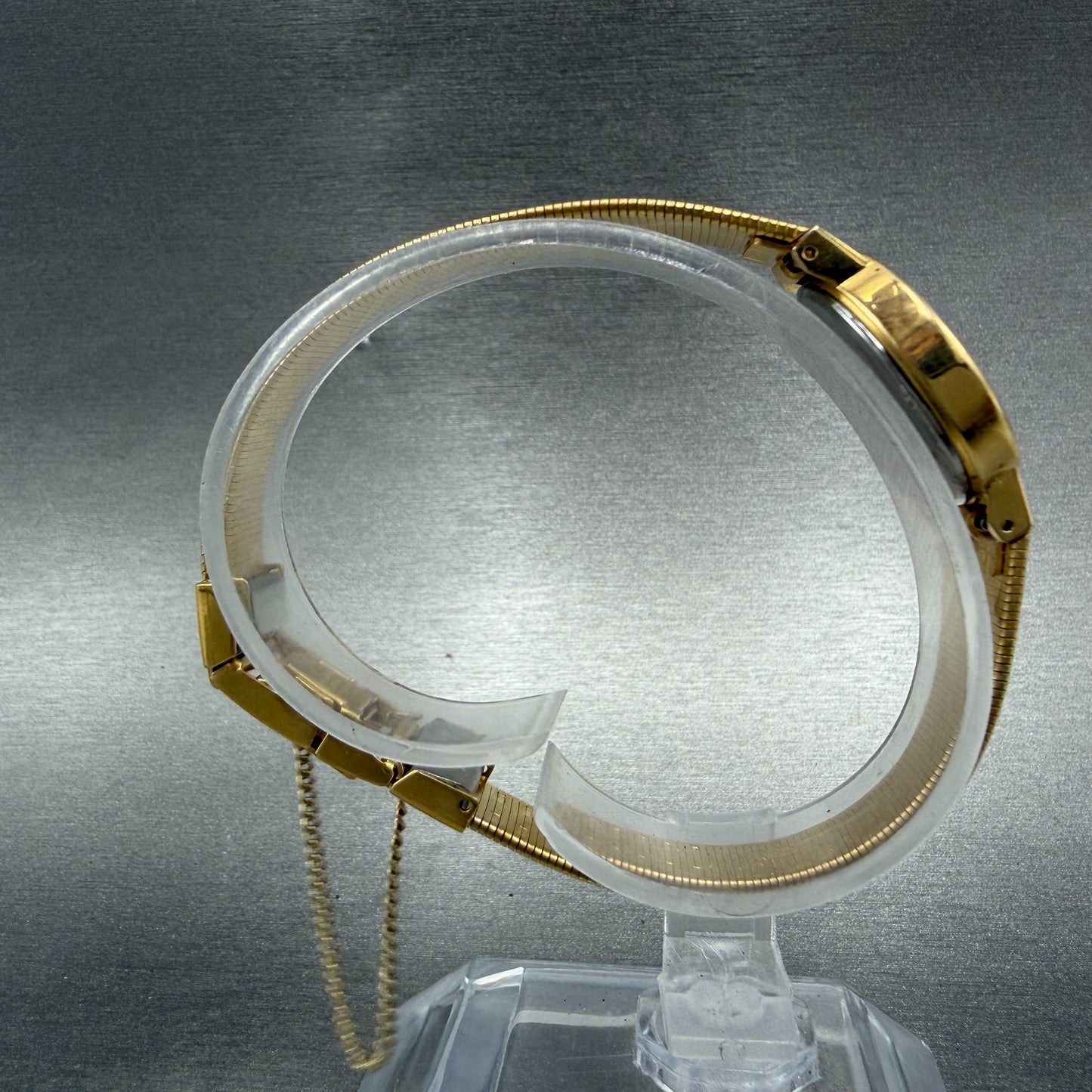 Seiko Watch Women 22mm Champagne Dial Gold Tone Round 4N21-0072 New Battery8