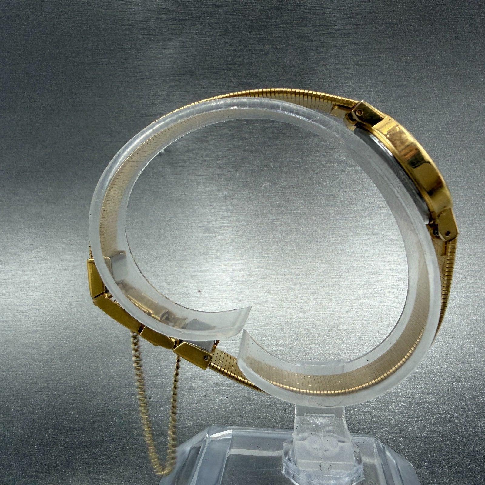Seiko Watch Women 22mm Champagne Dial Gold Tone Round 4N21-0072 New Battery8