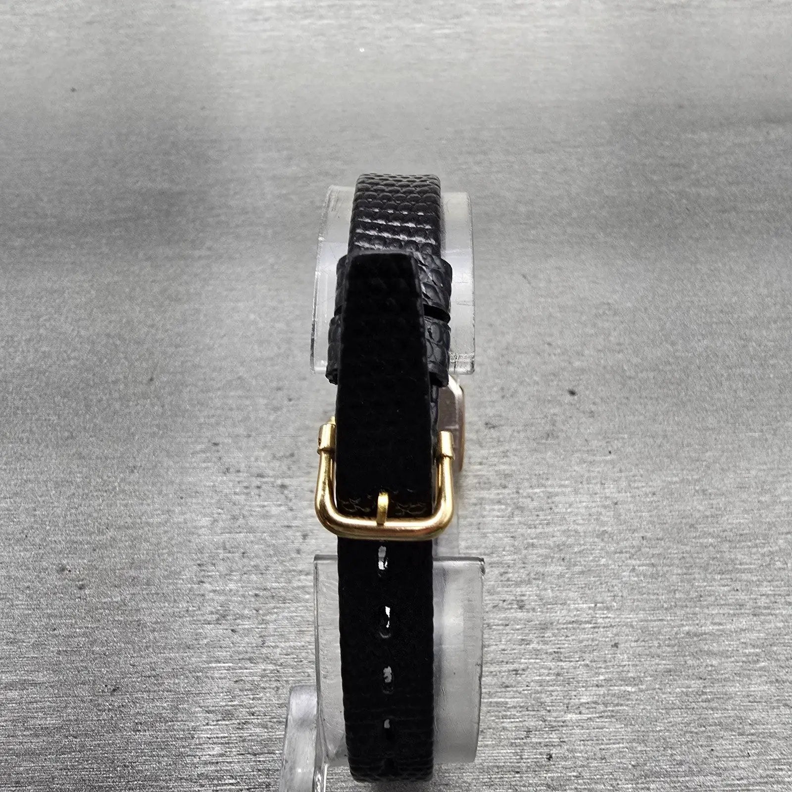 Bulova Watch Women 18mm Gold Dial Gold Tone Octagon 92E24Y New Battery Vintage7