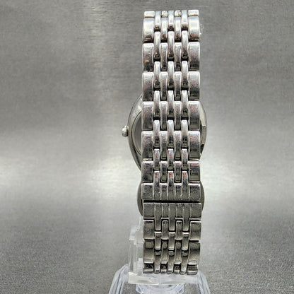 Bulova Diamond Watch Women 30mm Silver Dial Silver Tone 96R212 New Battery