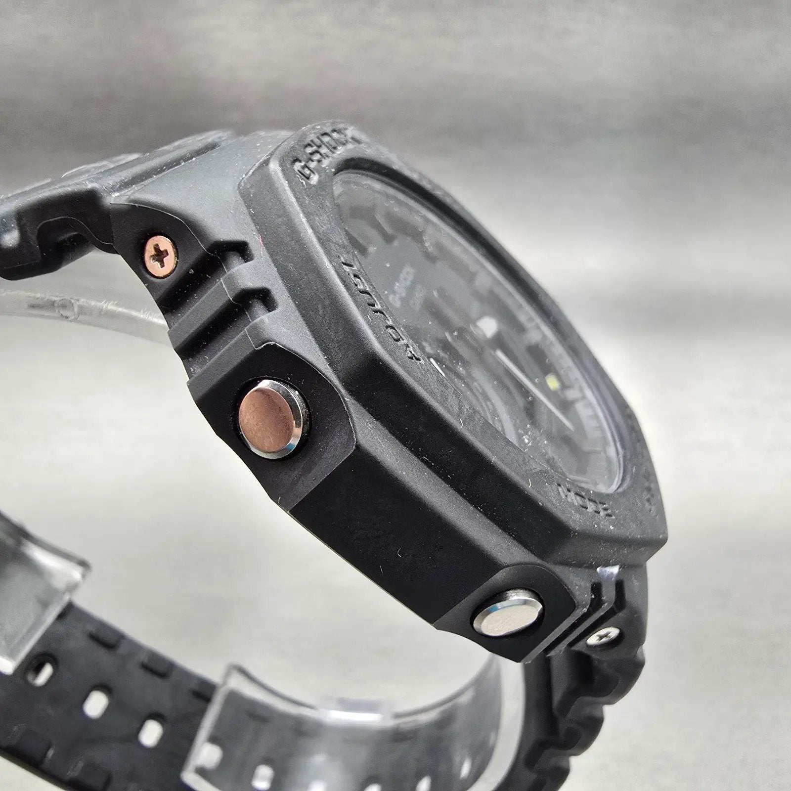 Casio G-Shock GA-2100 Watch Men 45mm Black Dial Black Chrono Alarm New Battery3