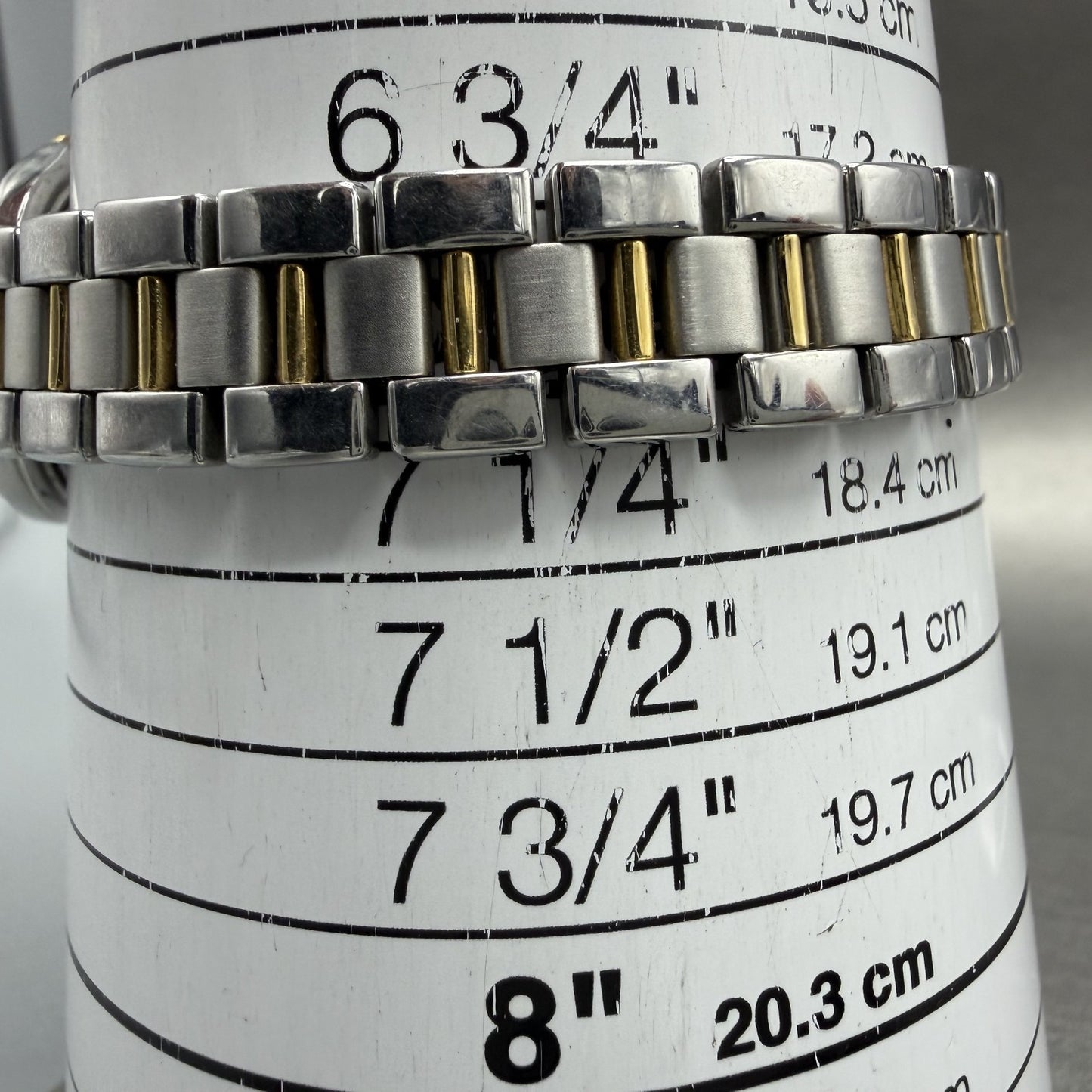 Seiko Lucent Watch Women 23mm Cream Dial Two Tone Round 4N21-0760 New Battery10
