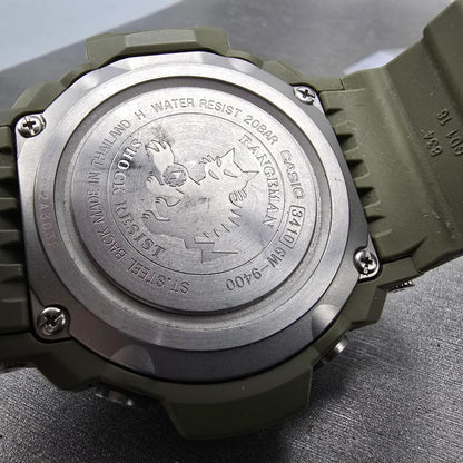 Casio G-Shock Rangeman GW-9400 Watch Men 54mm Green Solar Alarm Triple Sensor9