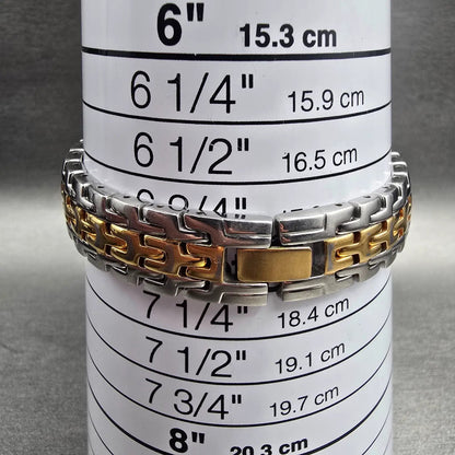 Seiko Watch Women 23mm White Dial Two Tone Round 4N00-1349 New Battery Vintage9