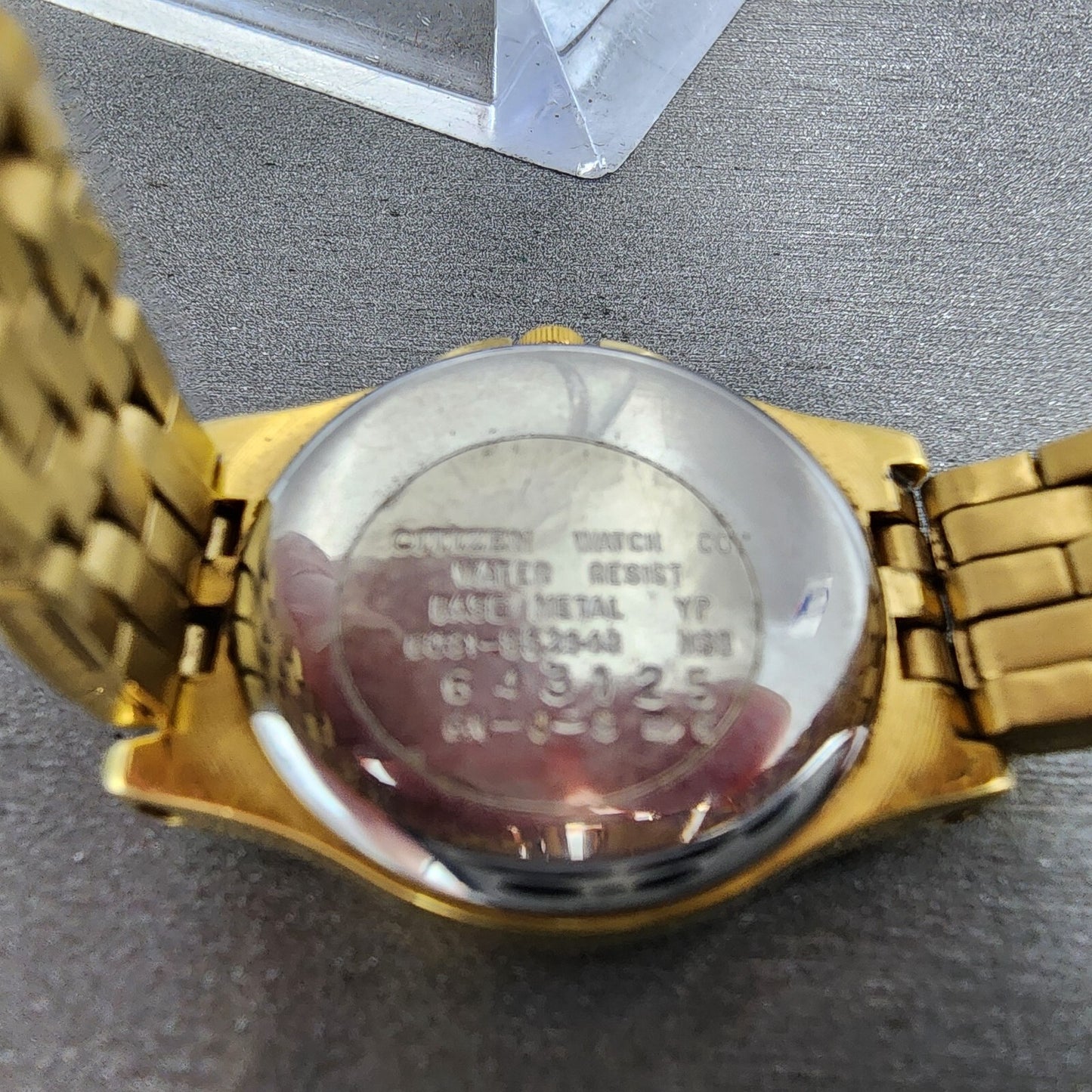 Citizen Watch Women 23mm MOP Dial Gold Tone Round 6031-352543 New Battery