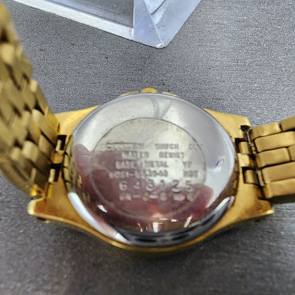Citizen Watch Women 23mm MOP Dial Gold Tone Round 6031-352543 New Battery