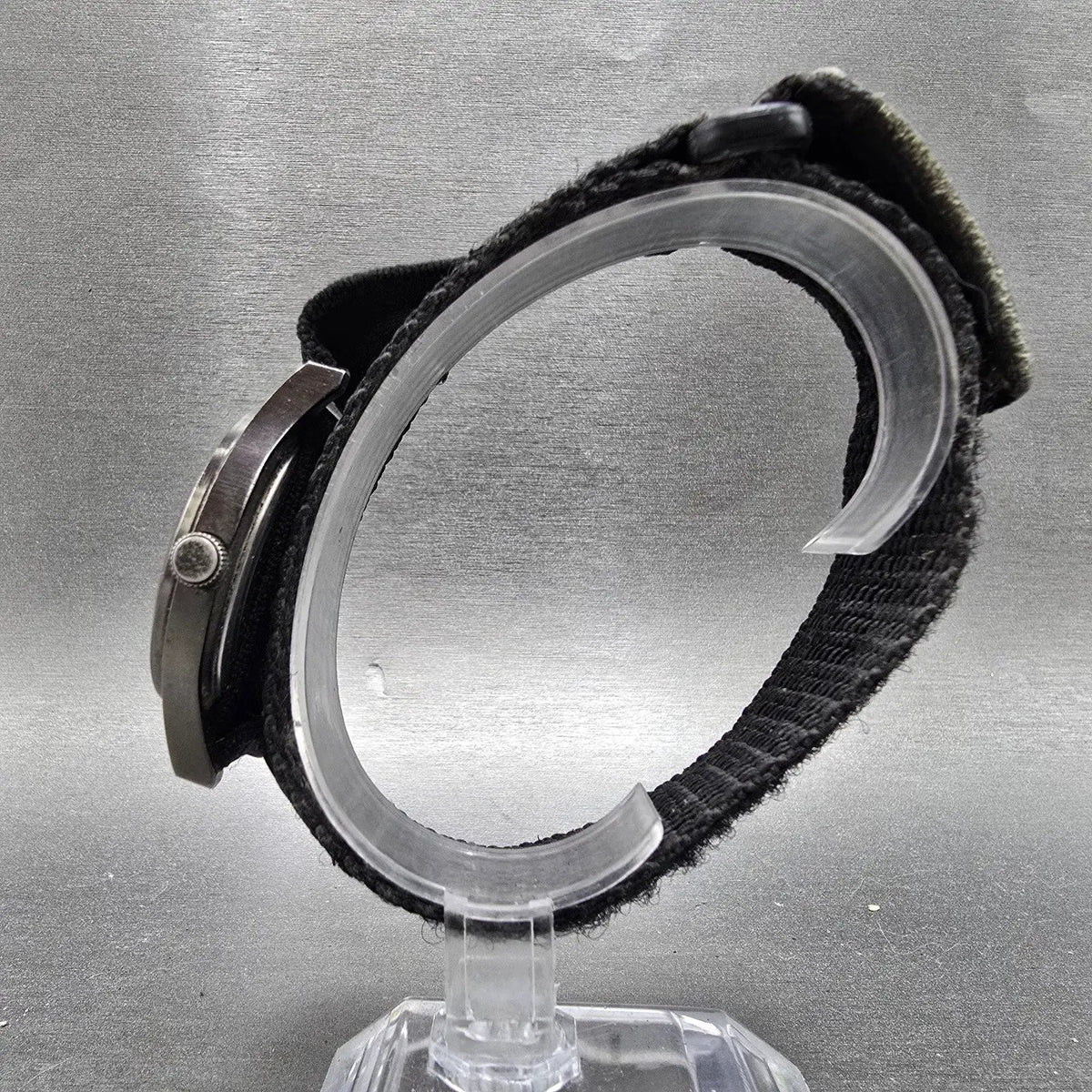 Timex Expedition Watch Men 38mm Black Dial Gray Date Round Indiglo New Battery6