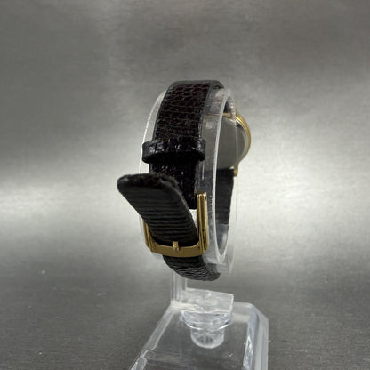 Seiko Exceline Watch Women 24mm White Dial Gold Tone 7321-044B New Battery7
