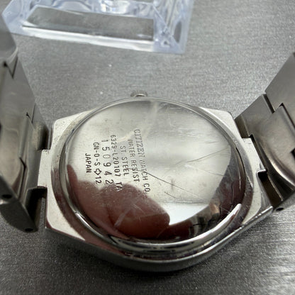 Citizen Wicca Watch Women 31mm Blue Dial Silver Tone Daydate Round New Battery9