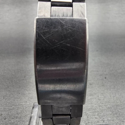 Seiko QT Watch Men 36mm Silver Dial Silver Tone Daydate Round 0823-8000 New Batt7