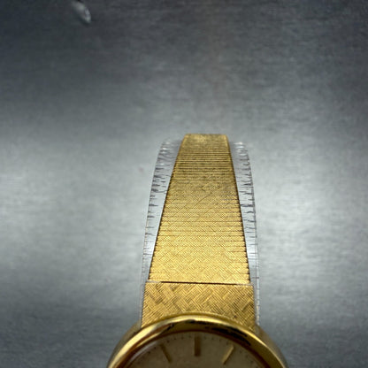 Seiko Watch Women 22mm Champagne Dial Gold Tone Round 4N21-0072 New Battery4