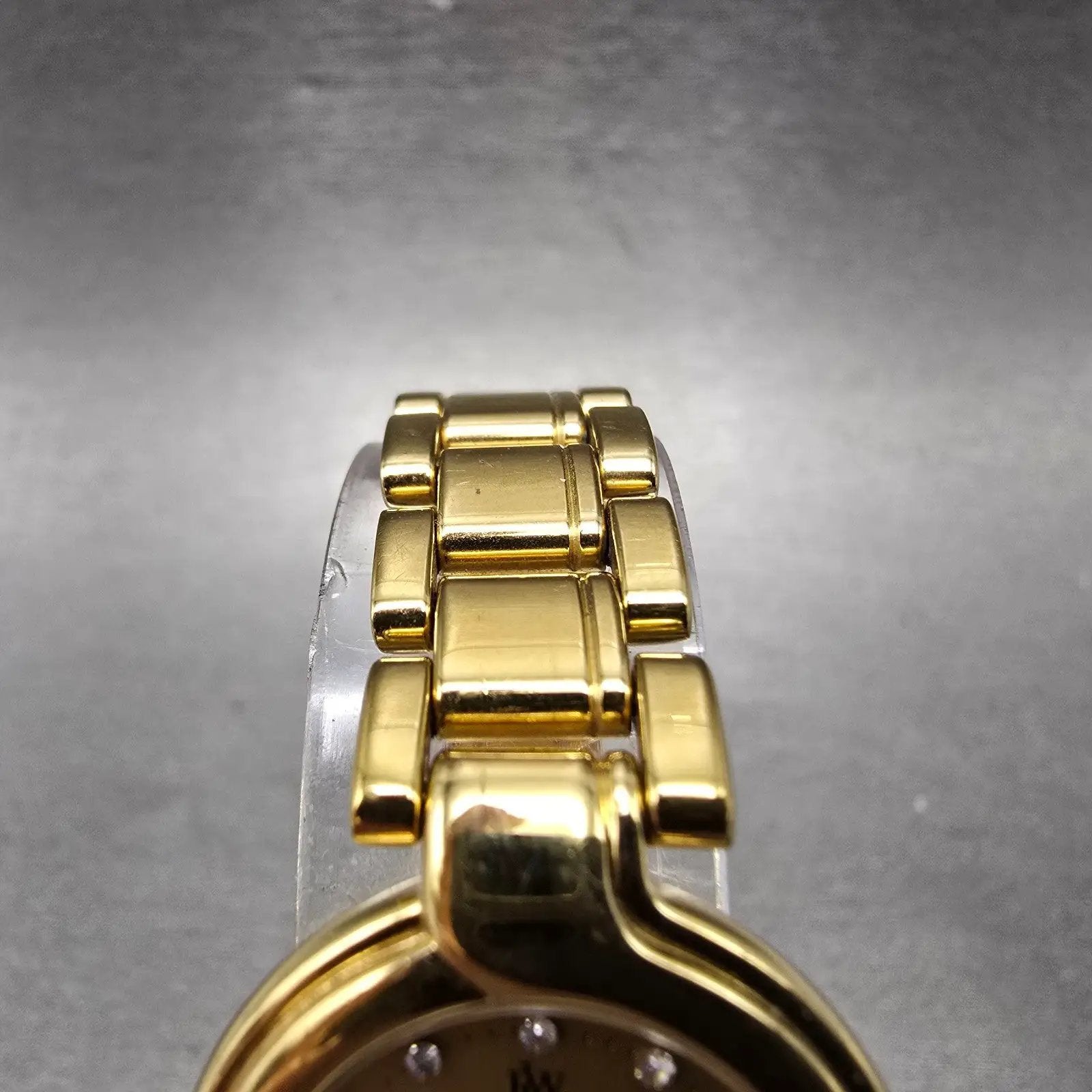 Raymond Weil Watch Women 23mm Champagne Dial Gold Plated Round 5850 New Battery4