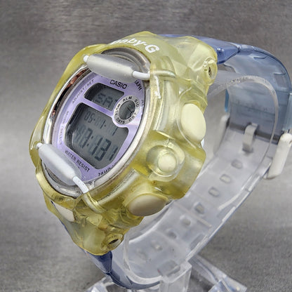 Casio BabyG Watch Women 40mm Digital Alarm Chrono Clear Case New Battery4