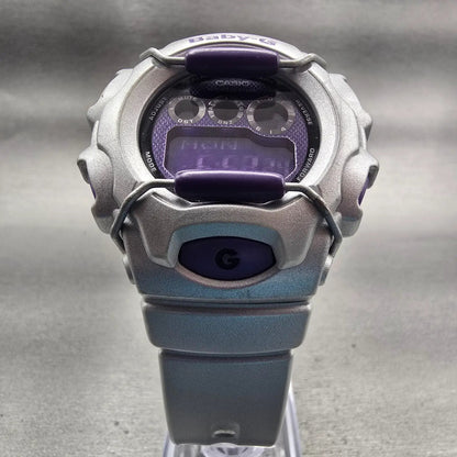 Casio Baby-G BG-1006SA Watch Women 42mm Purple Silver Alarm Chronograph New Batt5