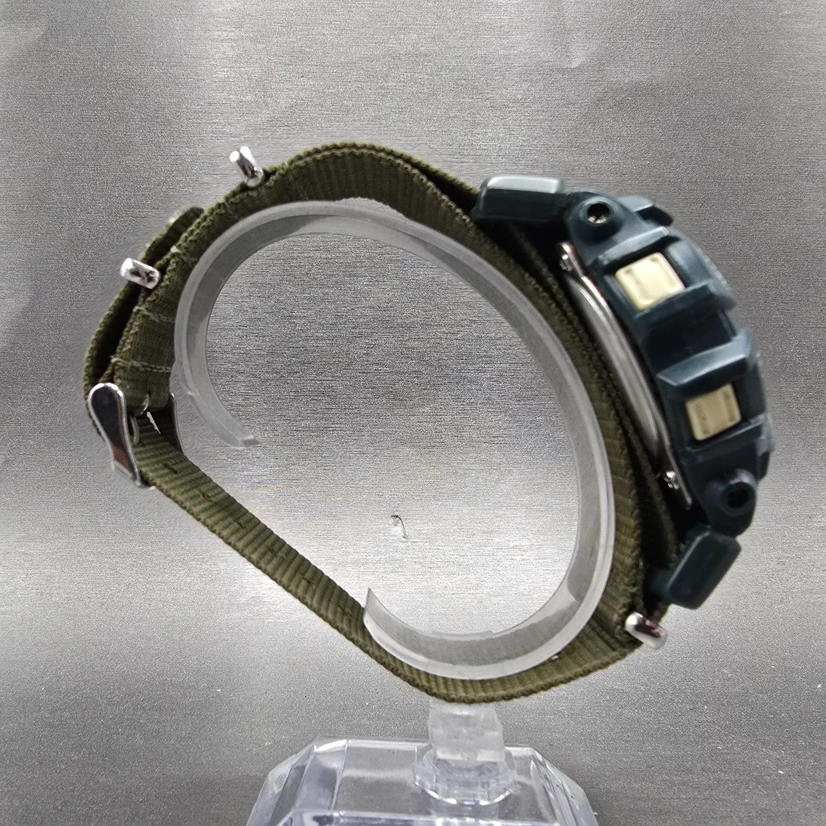 Casio G-Shock Gl-260 Watch Men 46mm Green White Alarm Chronograph Solar READ!!!8