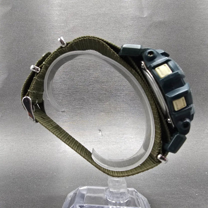 Casio G-Shock Gl-260 Watch Men 46mm Green White Alarm Chronograph Solar READ!!!8