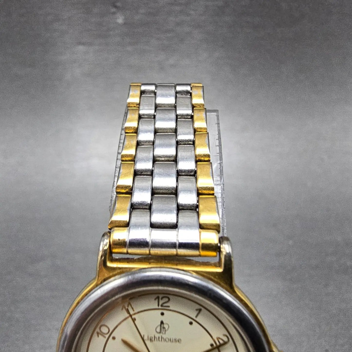 Citizen Lighthouse Watch Women 24mm Cream Dial Two Tone 6031-G05581 New Battery4