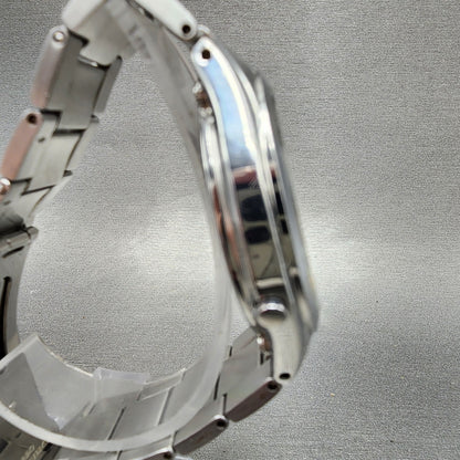 Casio Lineage LCWM200 Watch Men 38mm White Dial Steel Analog Digital Solar Runs3