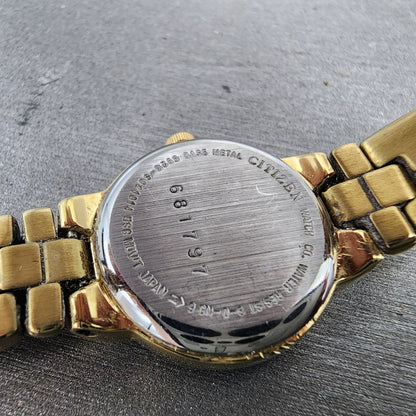 Citizen Watch Women 20mm Champagne Dial Gold Tone 5920S021014 New Battery9