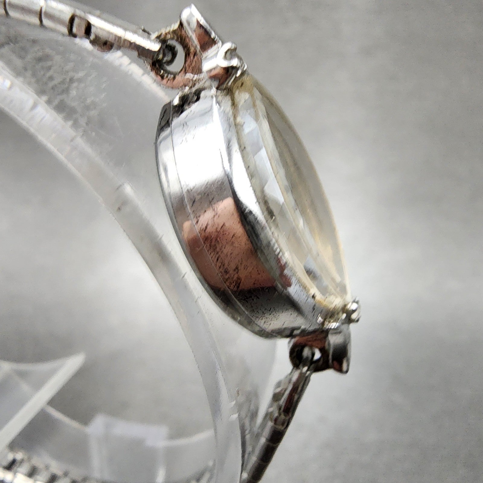 Citizen Fine Citizen Watch Women 14mm Silver Dial Silver Tone Oval Manual Runs3