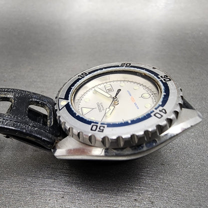 Seiko Dive Watch Women 34mm White Dial Silver Tone Date 26250170 PARTS5