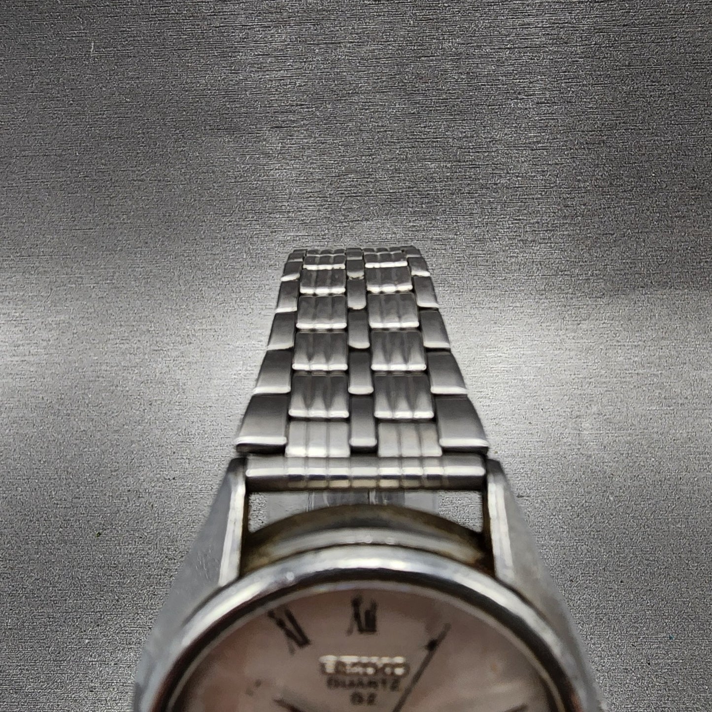 Seiko Watch Men 35mm Silver Dial Silver Tone Round 09208000 New Battery4
