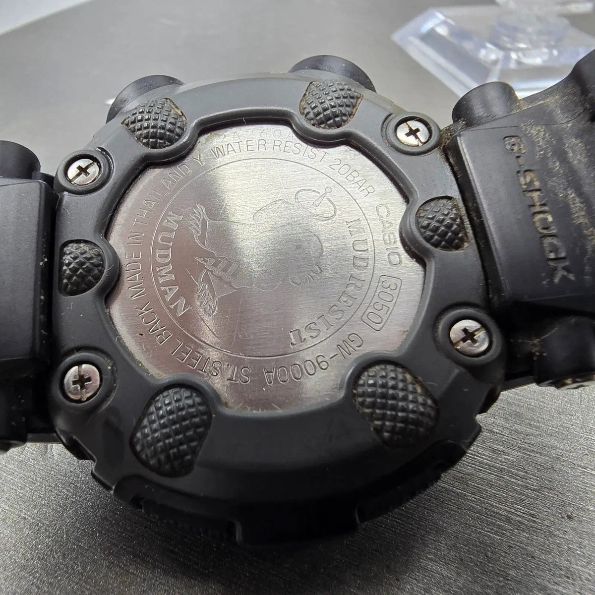Casio G-Shock GW-9000A Mudman Watch Men 45mm Digital Black Alarm Chrono Solar9