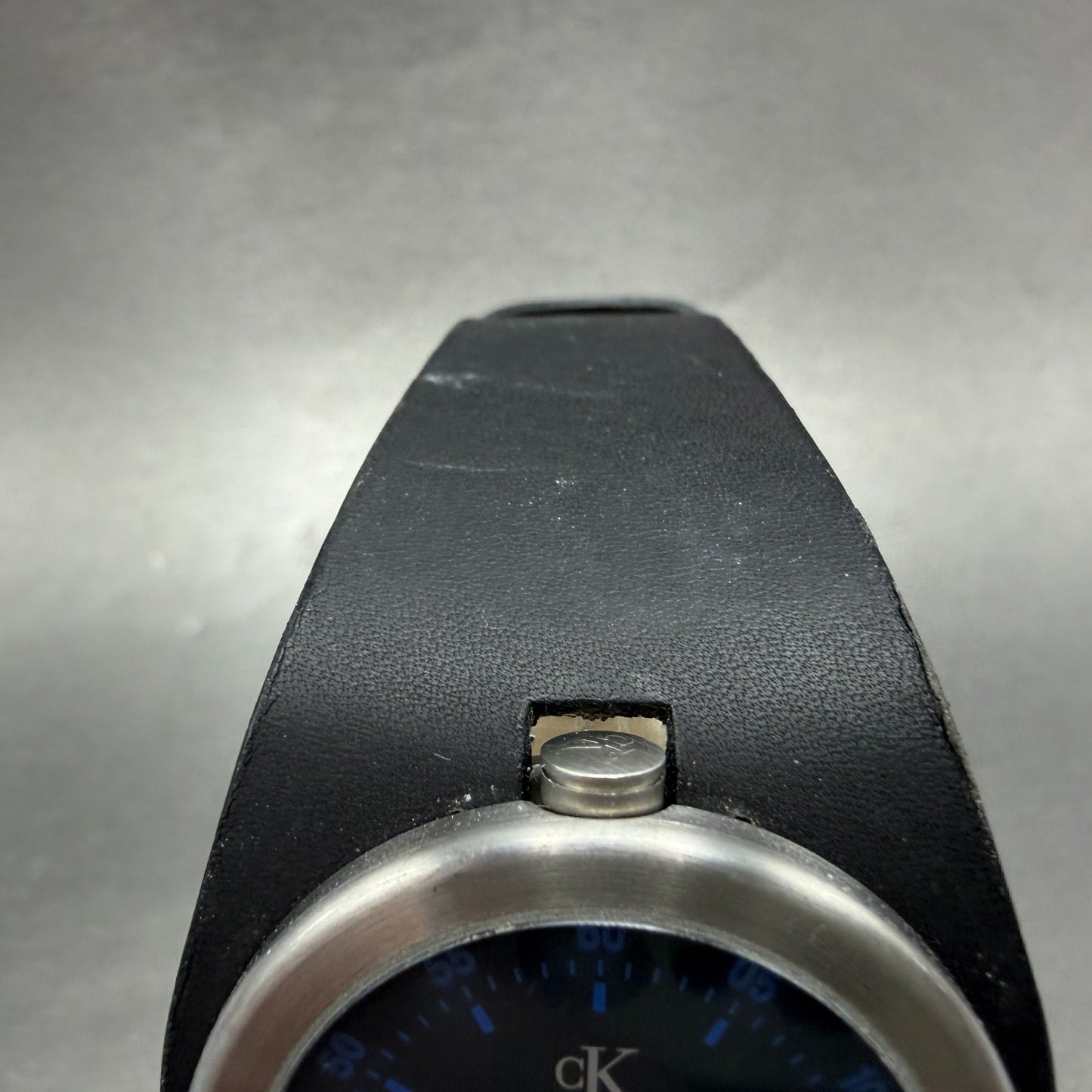 Calvin Klein Watch Men 35mm Black Dial Silver Tone Round K16111 New Battery4