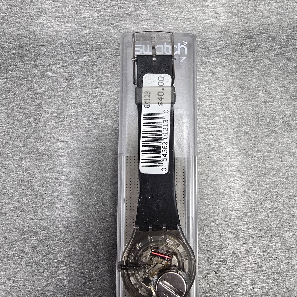 Swatch Lolita Watch Men 33mm Black Dial Black Tone Round GM128 New Battery NOS10