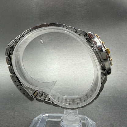 Seiko Sports 50 Watch Women 25mm Silver Dial Two Tone Round 7N82-0261 New Bat KL8