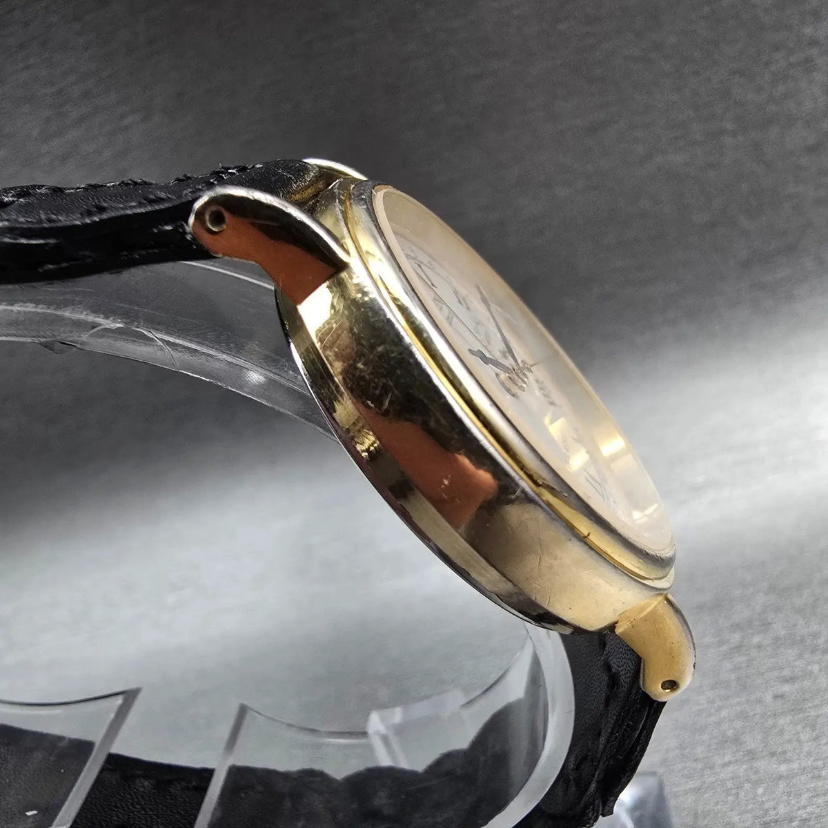 Citizen Elegance Watch Men 34mm White Dial Gold Triple Calendar 6355 New Battery3