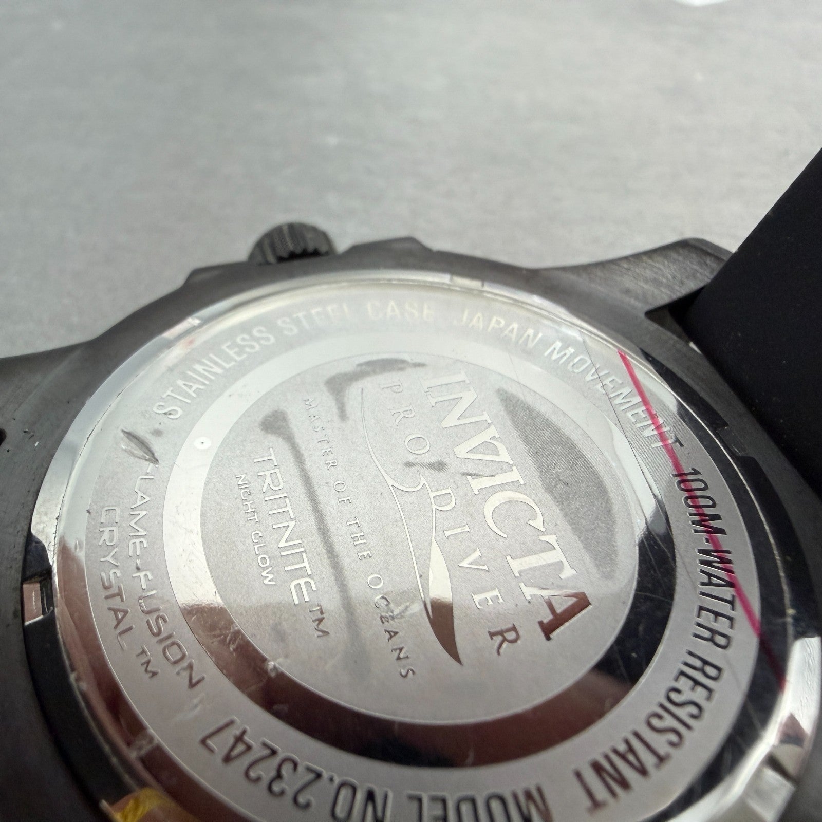 Invicta Pro Diver Watch Men 45mm Black Dial Black Tone Round 23247 New Battery9