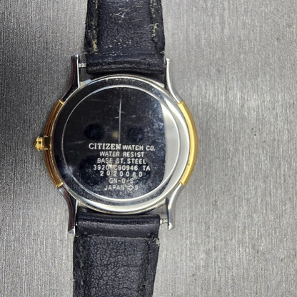 Citizen Exceed Watch Men 32mm Silver Dial Two Tone Round 3920-C90946 New Battery10