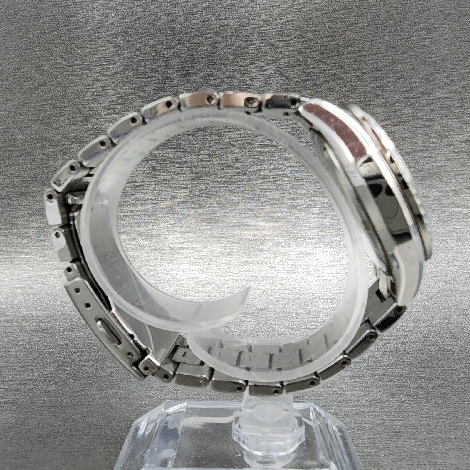 Citizen EcoDrive Watch Women 34mm Silver Dial Steel Daydate Round Crystal Works8