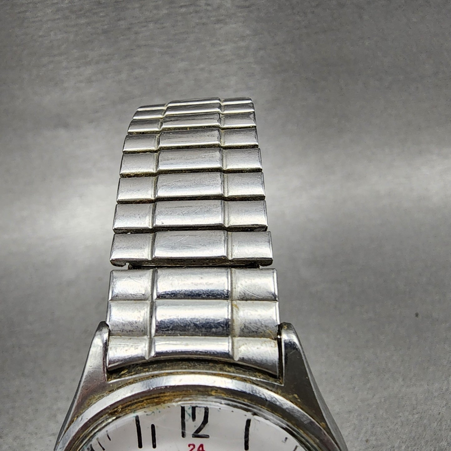 Seiko Railroad Approved Watch Men 35mm White Dial Silver Daydate 7N438A39 PART5