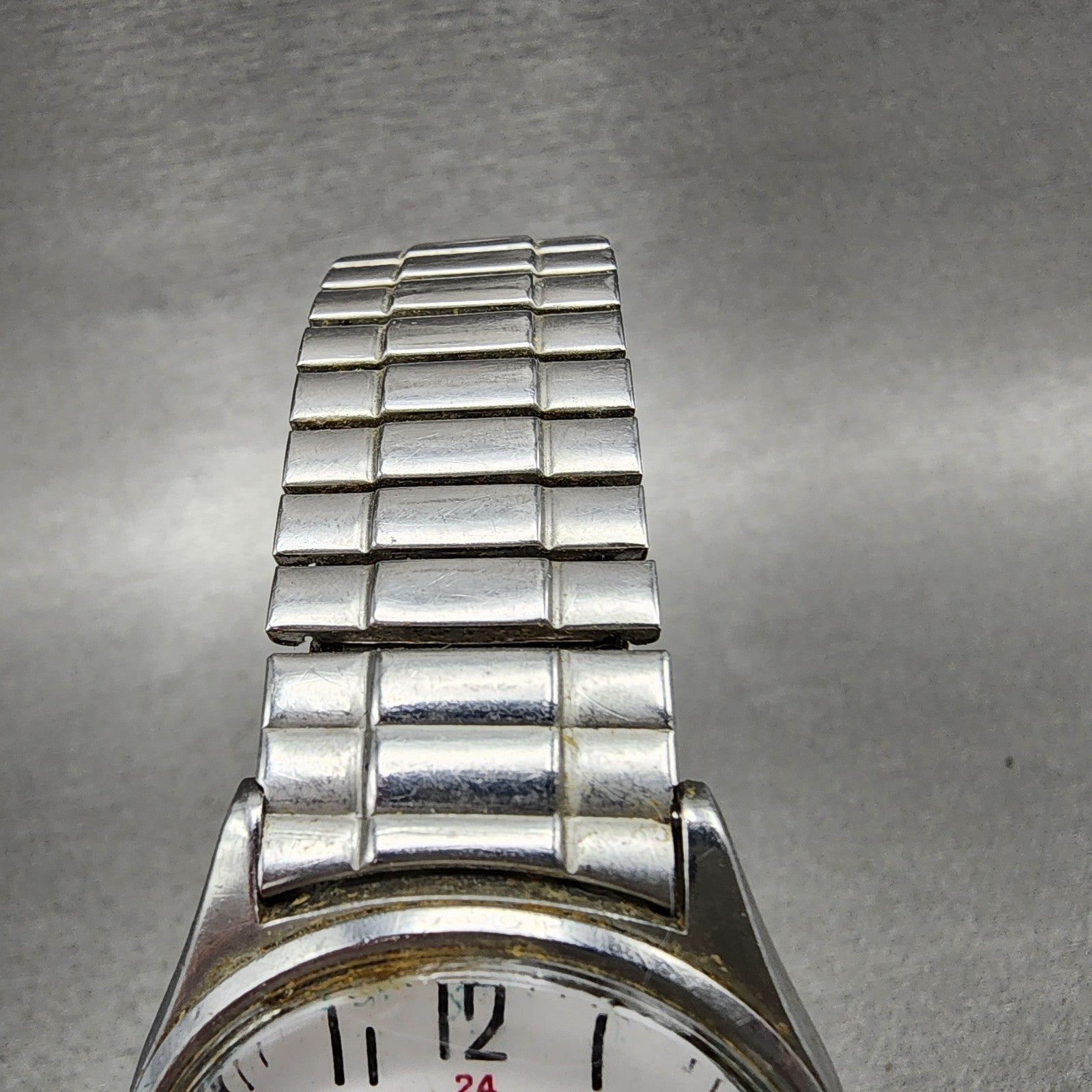 Seiko Railroad Approved Watch Men 35mm White Dial Silver Daydate 7N438A39 PART5