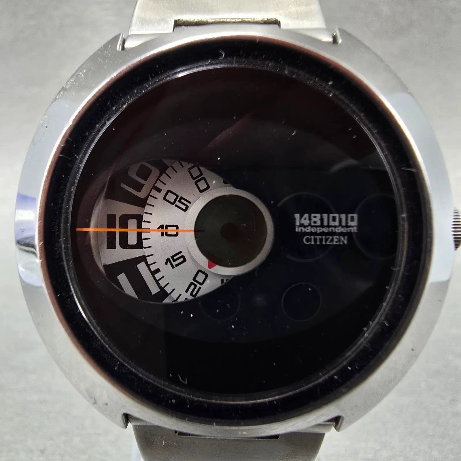Citizen Independent 1481010 Watch Men 39mm Black Dial Silver Tone New Battery1